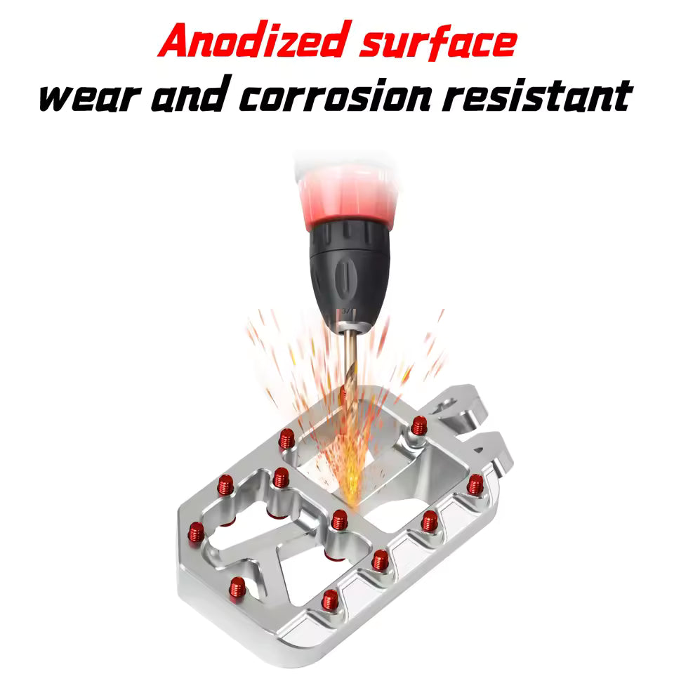 Emoto Warehouse Titanium Wide MX Pegs For Surron LBX