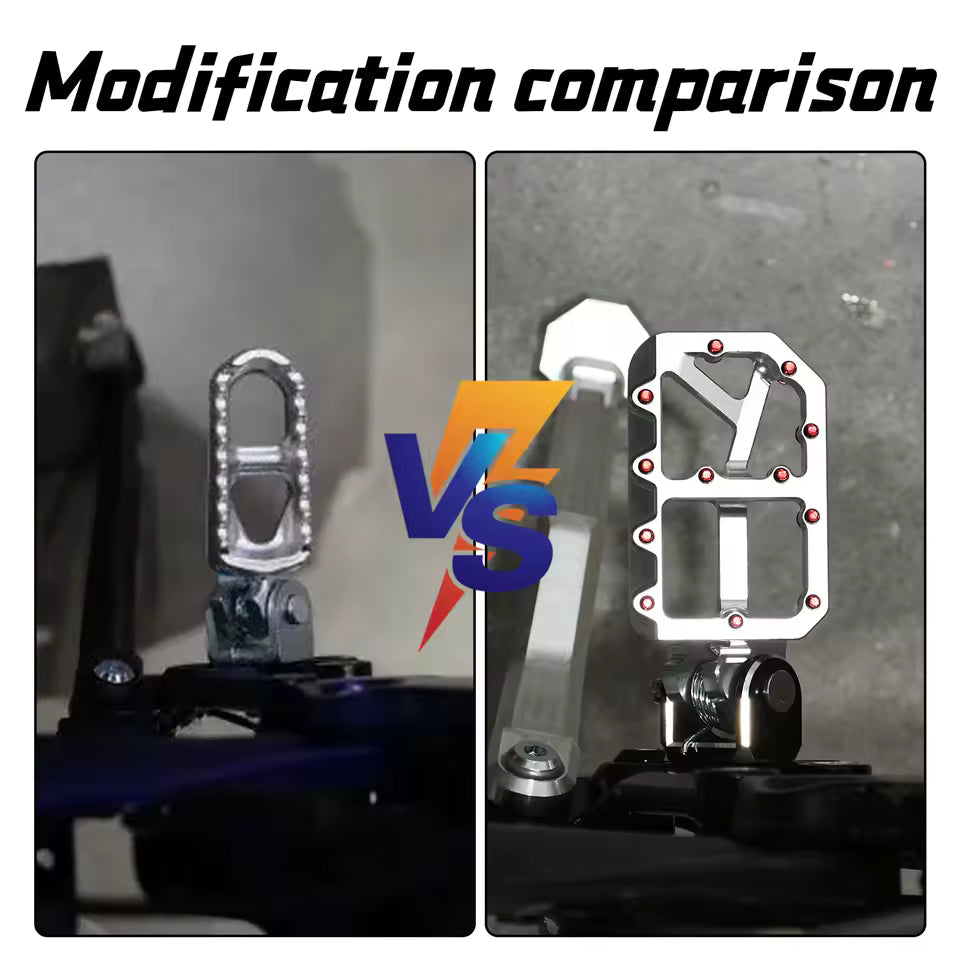 Emoto Warehouse Titanium Wide MX Pegs For Surron LBX