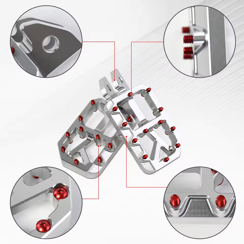 Emoto Warehouse Titanium Wide MX Pegs For Surron LBX