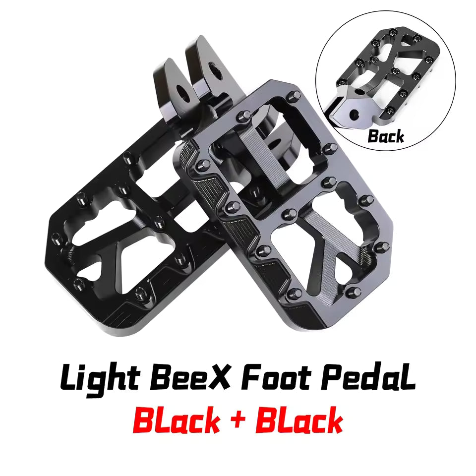 Emoto Warehouse Titanium Wide MX Pegs For Surron LBX