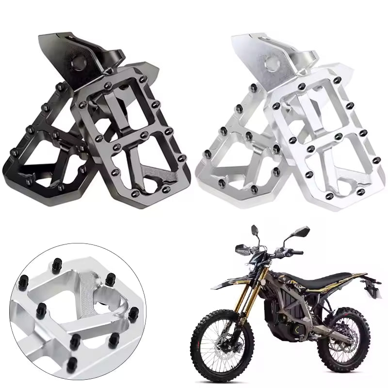 Emoto Warehouse Titanium Wide MX Pegs For Surron LBX