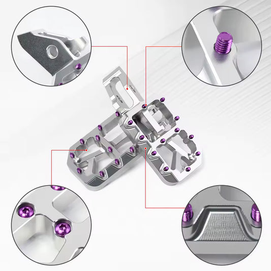 Emoto Warehouse Titanium Wide MX Pegs For Surron LBX