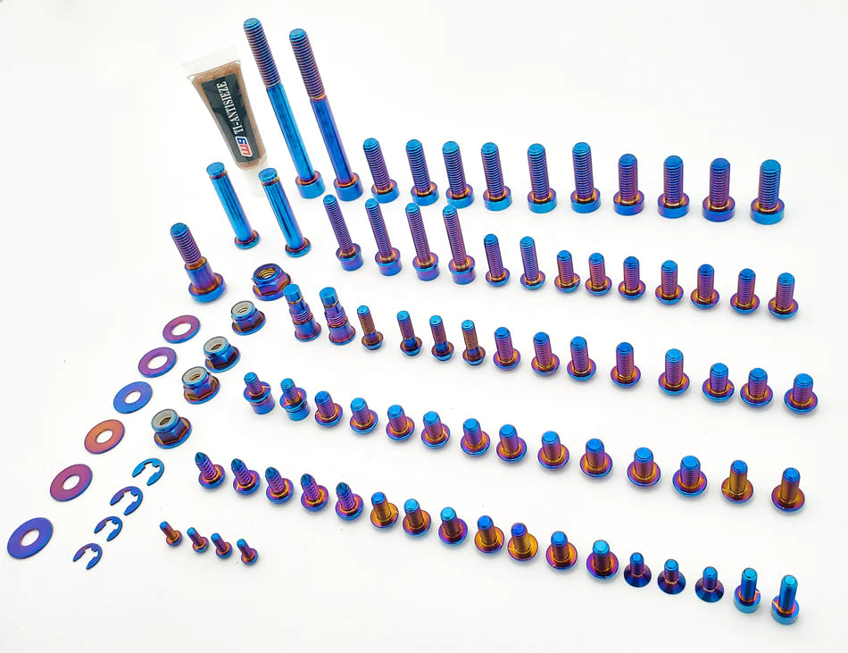 Warp 9 Talaria MX4 Titanium Chassis Bolt Kit