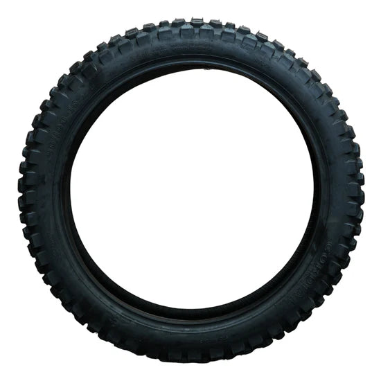90/100-18" Rear Dual Sport Tire With Tube