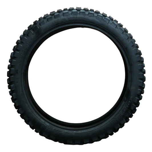 90/100-18" Rear Dual Sport Tire With Tube