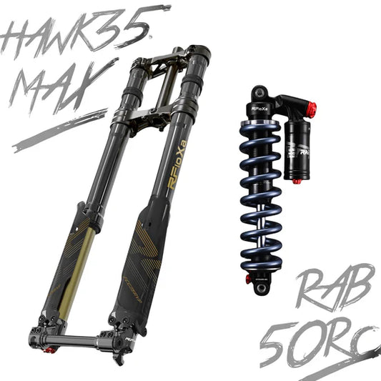 RFLOXA Hawk35 Max Black Front Fork+RAB50RC Shock